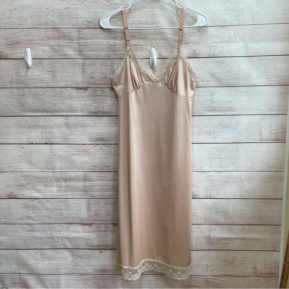 VINTAGE SHADOW LINE FULL SLIP‎ IN BEIGE